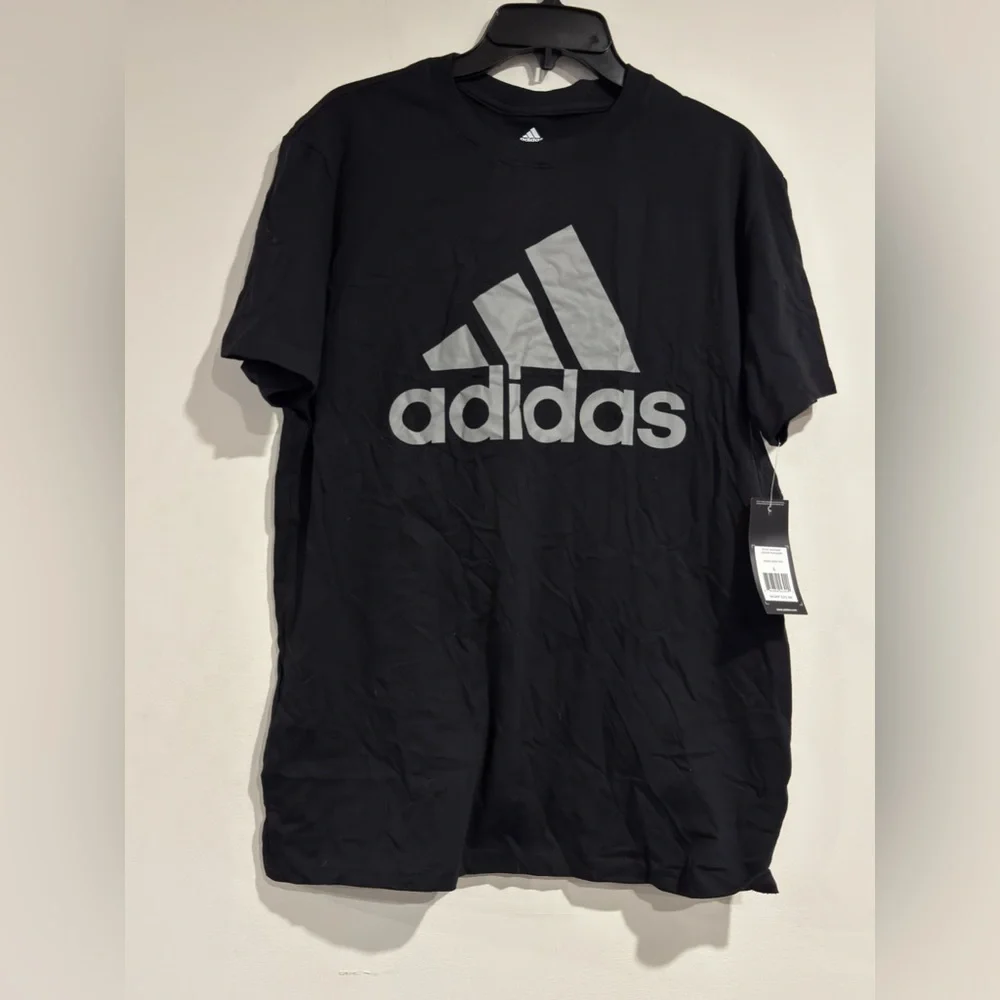 Adidas Golf Black Short Sleeve Cotton T-Shirt Men's L